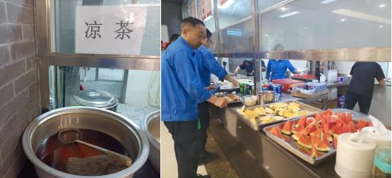 同心协力战酷暑 关爱一线送清凉  非凡娱乐各项目公司开展高温慰问及抢救培训活动